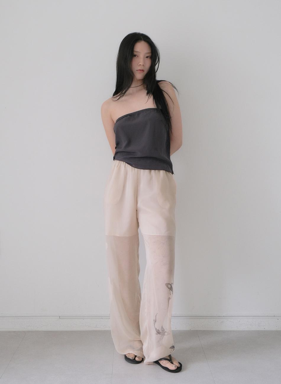 Beige see through pants (13th restock)