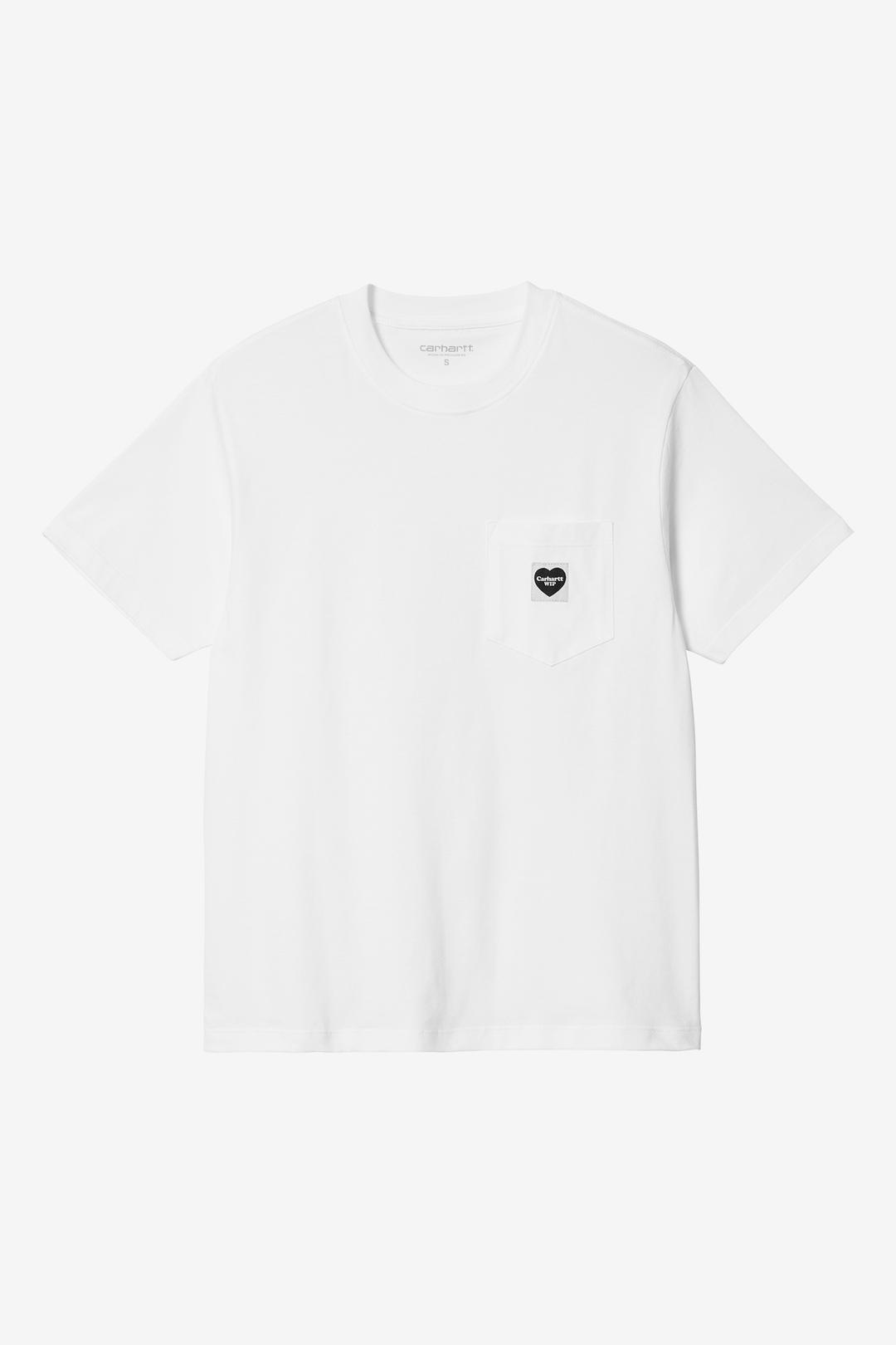 W S/S POCKET HEART T-SHIRT