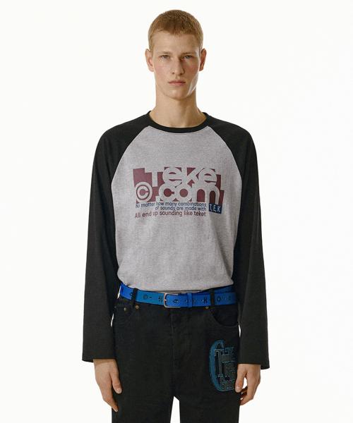 Folder L/S Tee Melange Gray