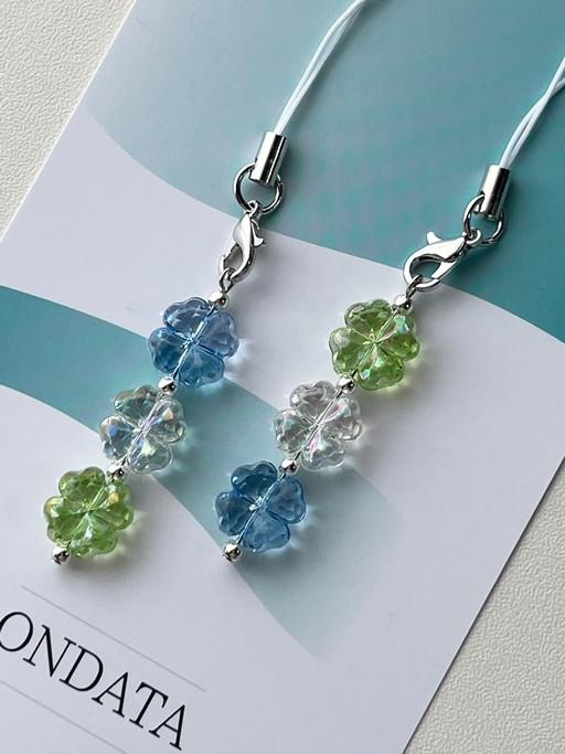 행운의 미니 네잎클로버 비즈키링, 핸드폰줄