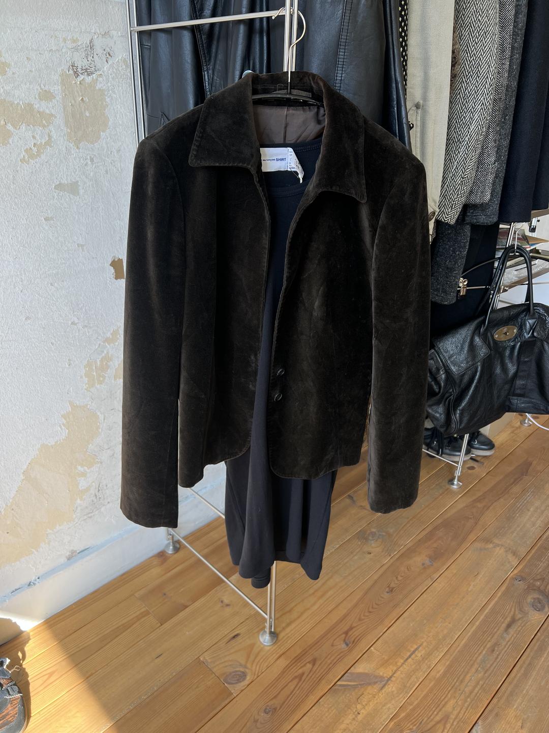 Vintage Brown Velvet Jacket