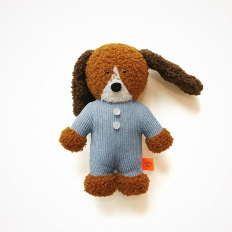 엘리김 잠옷 입은 강아지 털인형 (컬라)