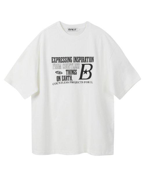 B LOGO 반팔 티셔츠 [화이트]