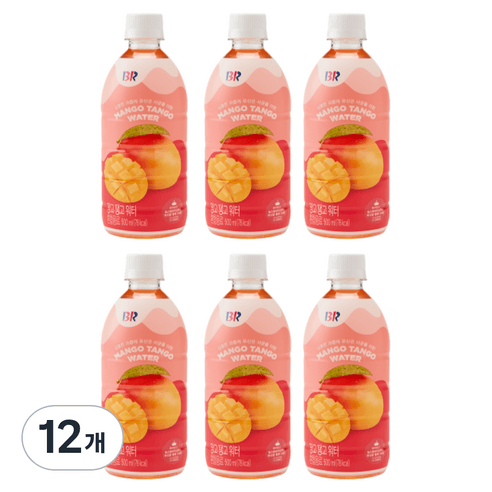 배스킨라빈스 망고 탱고 워터, 500ml, 12개 - 에너지음료 | 쿠팡