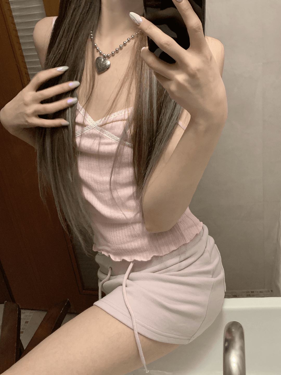 Kokomi training skirt (Lavender)