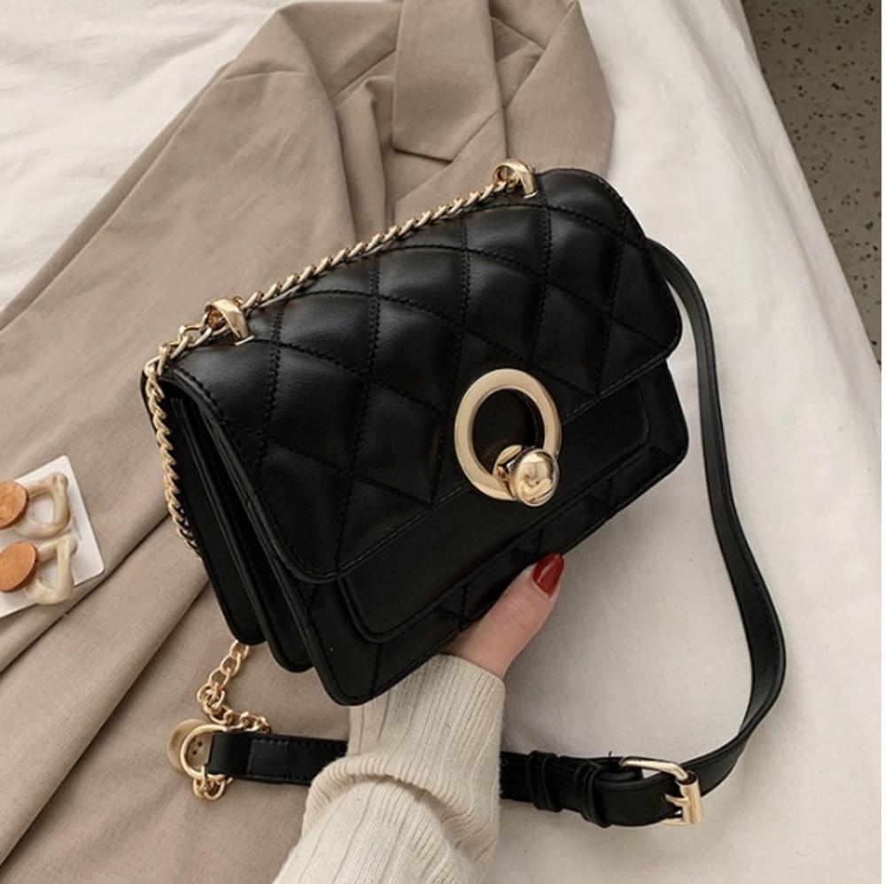 4color 골든 링 퀄팅백 크로스백 숄더백