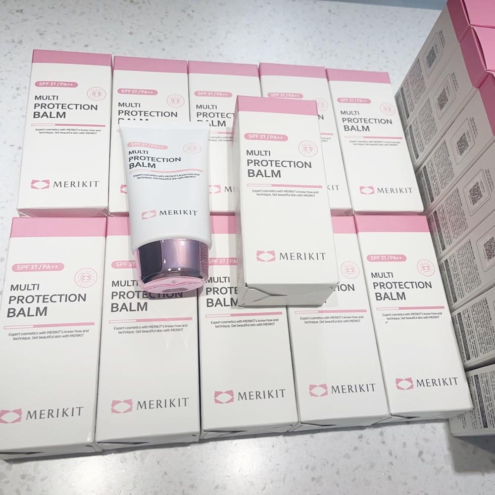 메리키트 멀티 프로텍션 밤 50ml 오르자드 핑크비비+메리키트팩 5장