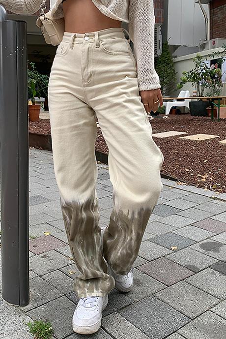 브러쉬 베이지 팬츠