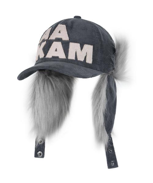 아캄(AAKAM)  Corduroy Trapper Cap (Gray) - 사이즈 & 후기 | 무신사