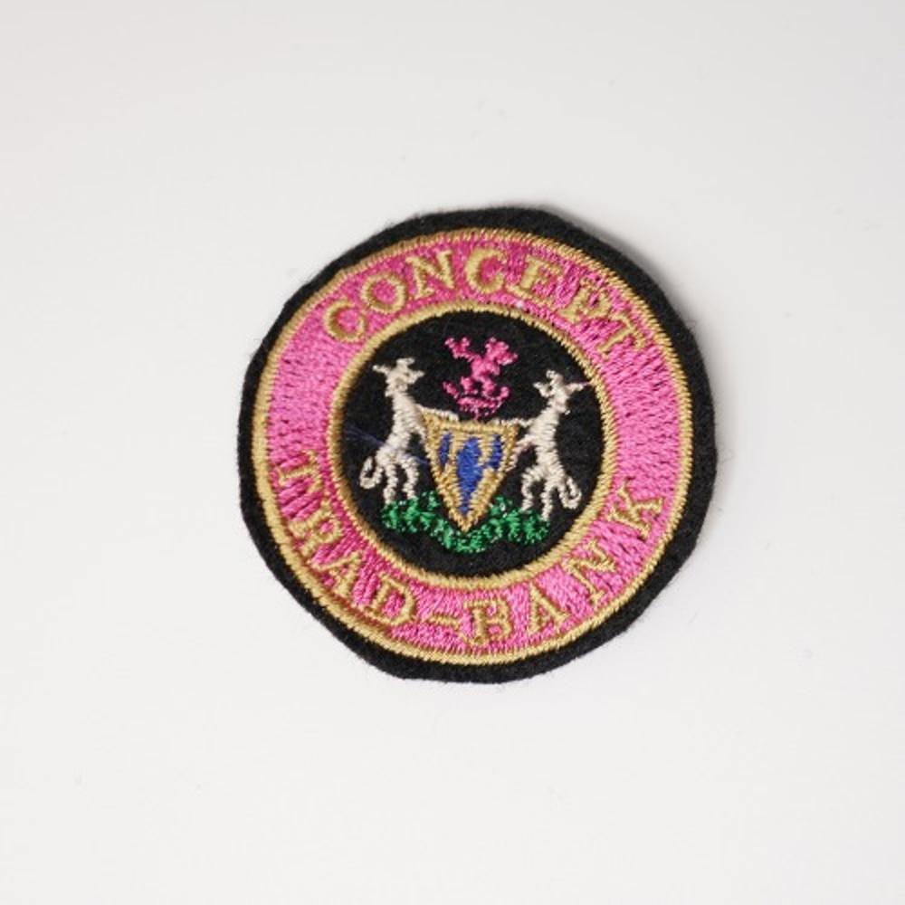 핑크 컨셉트 트레드 왕국 자수 원형 와펜 패치