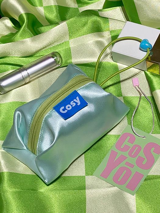 LOVE ME STRING POUCH ( LOVE MINT )