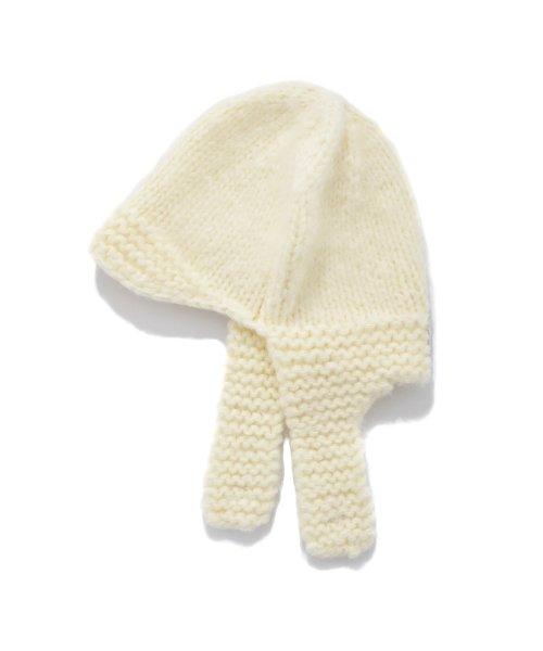 핸드메이드 이어플랩 바라클라바 아이보리