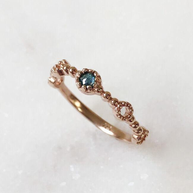 925 Silver Roa Diamond Ring