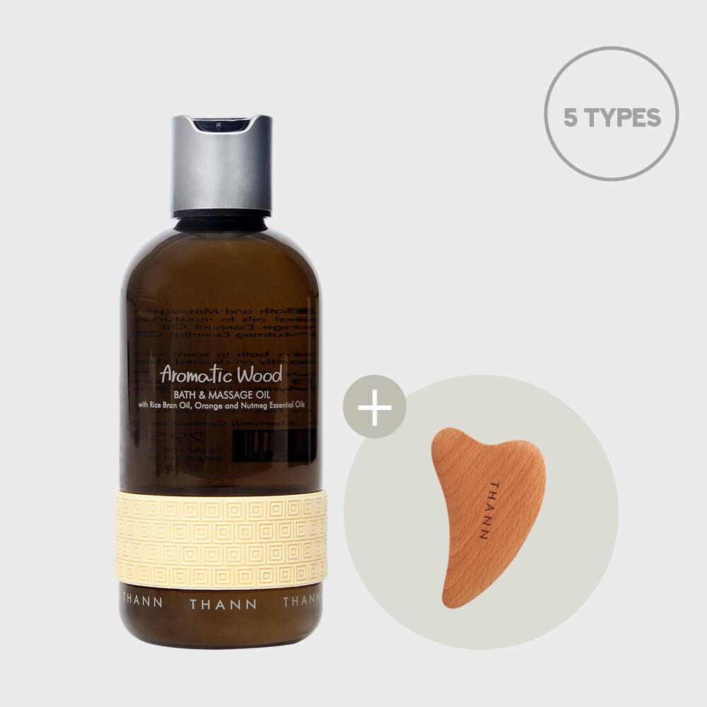 [29CM 단독] 배스&마사지 오일 295ML (우드괄사 증정)