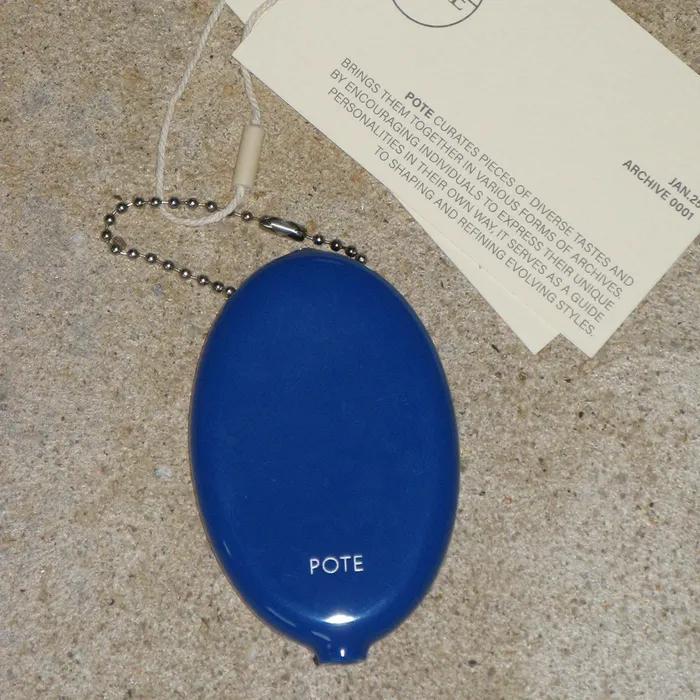 0005 Coin Pouch Keyring _Cobalt Blue