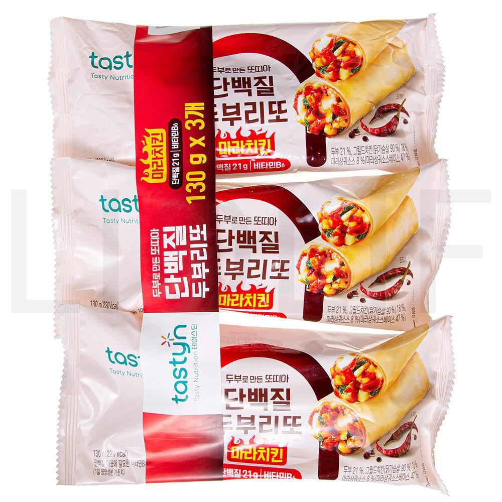 테이스틴 기타냉동/간편조리식품 단백질 두부리또 마라치킨 (냉동) 6개 130g