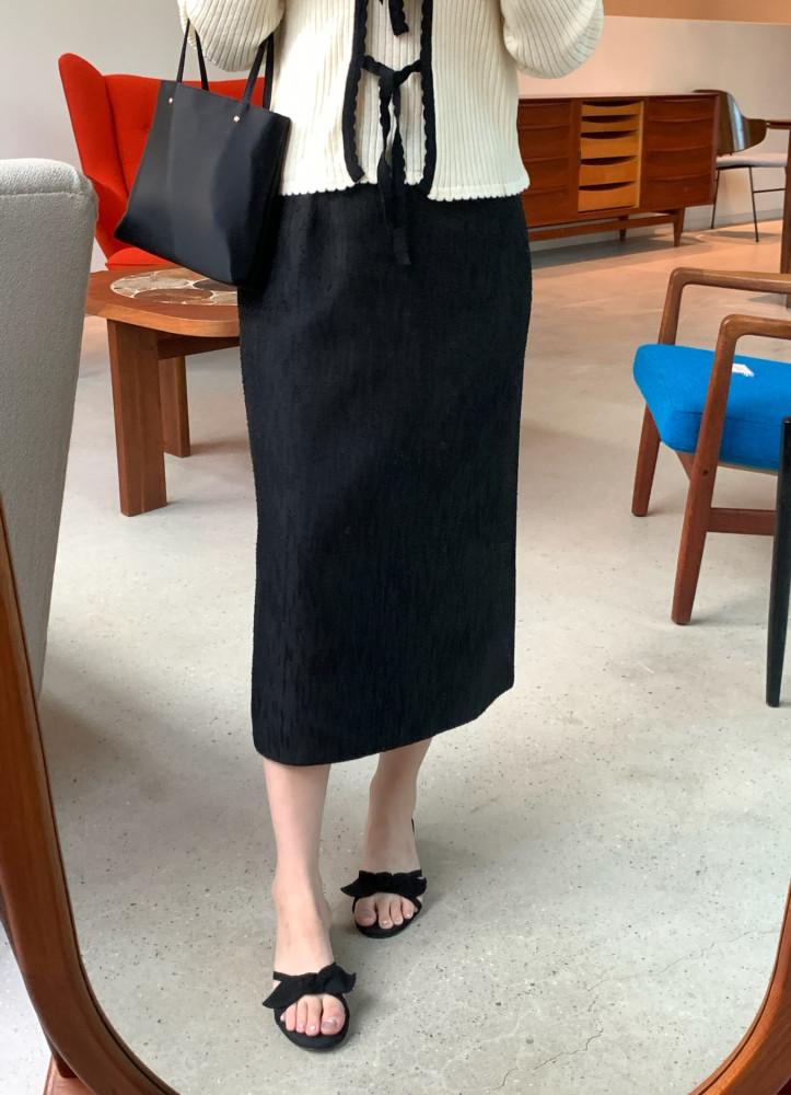 [당일배송/가을신상] 페더 미디 스커트 (2color)