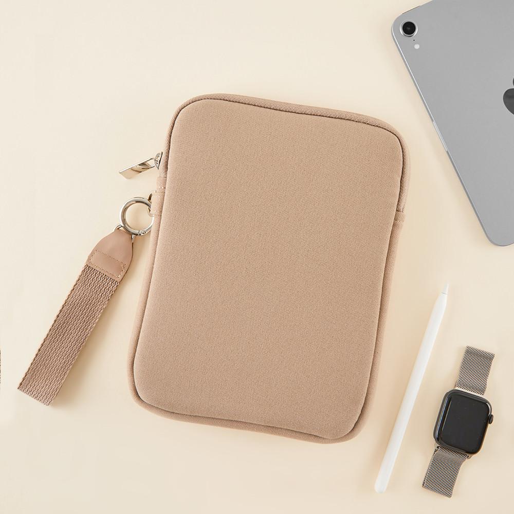 올라 멜로우 아이패드미니 파우치-라떼베이지(아이패드 미니6 크레마S 샘7.8 이북리더기 호환)