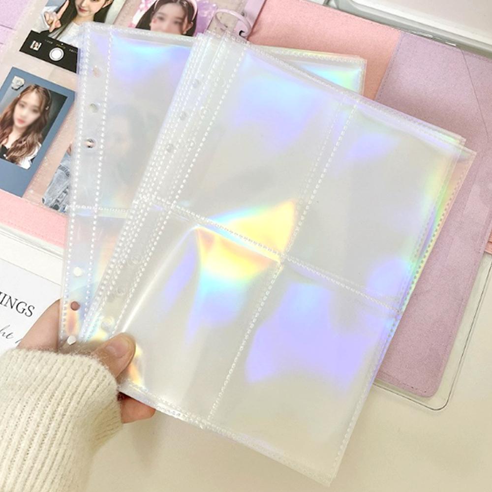 [양면][수납왕] 6공 4칸 포카 바인더 포토북 리필속지