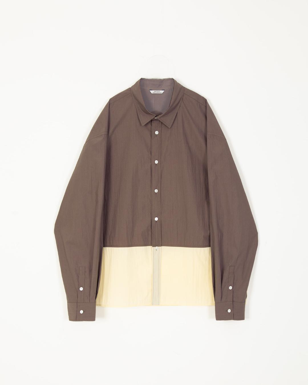 [30% OFF] DIVIDE SHIRTS BROWN