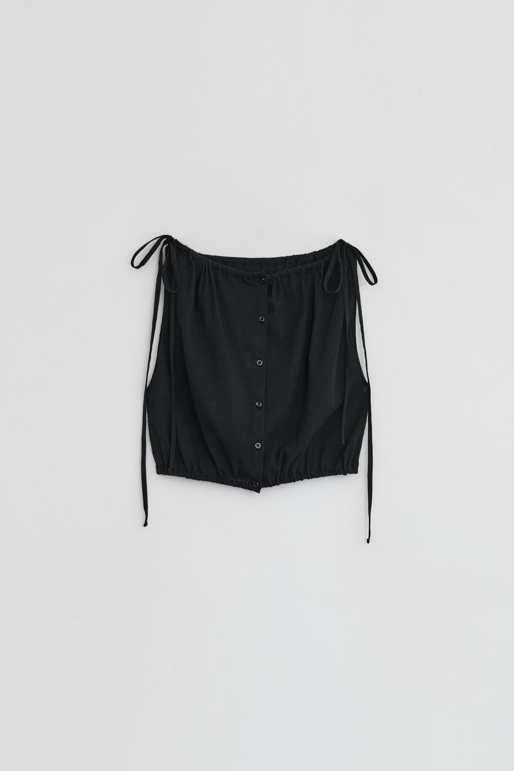 STRING SLEEVELESS BLOUSE