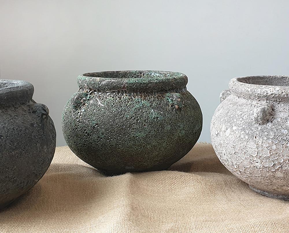 tejar pot green 항아리 테라코타 실외 화분