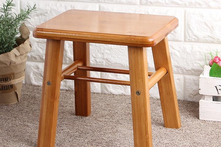 우드 내추럴 선반 보조의자