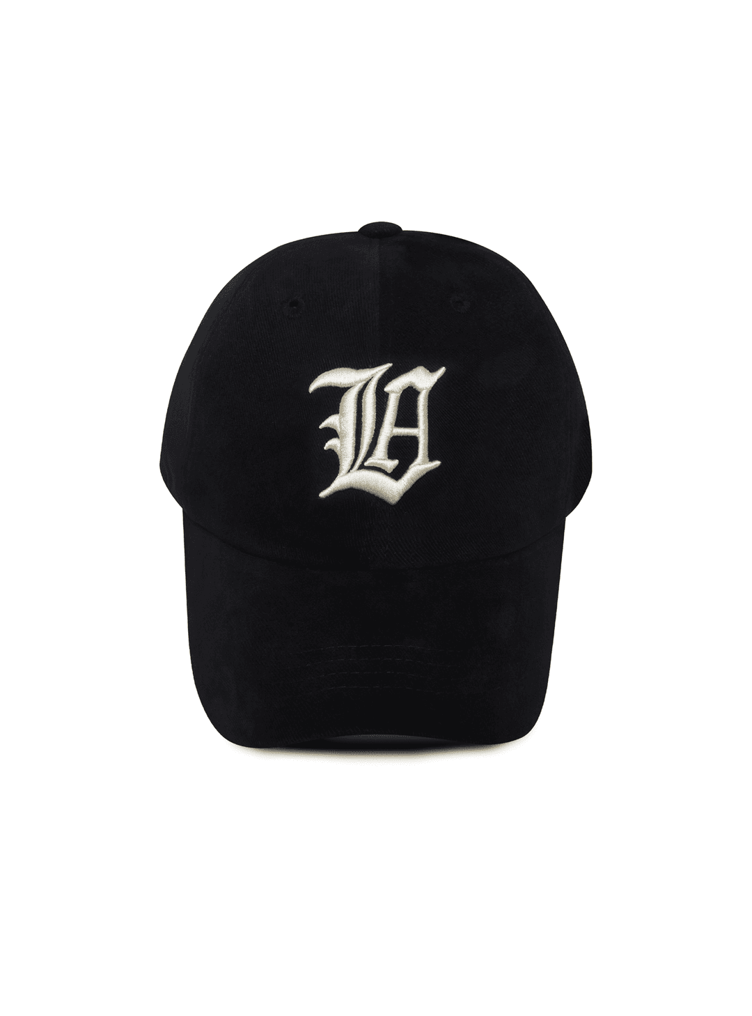 [에이티즈 우영 착용] [22차 리오더] 뉴 LA  볼드 코튼 볼캡 - 블랙