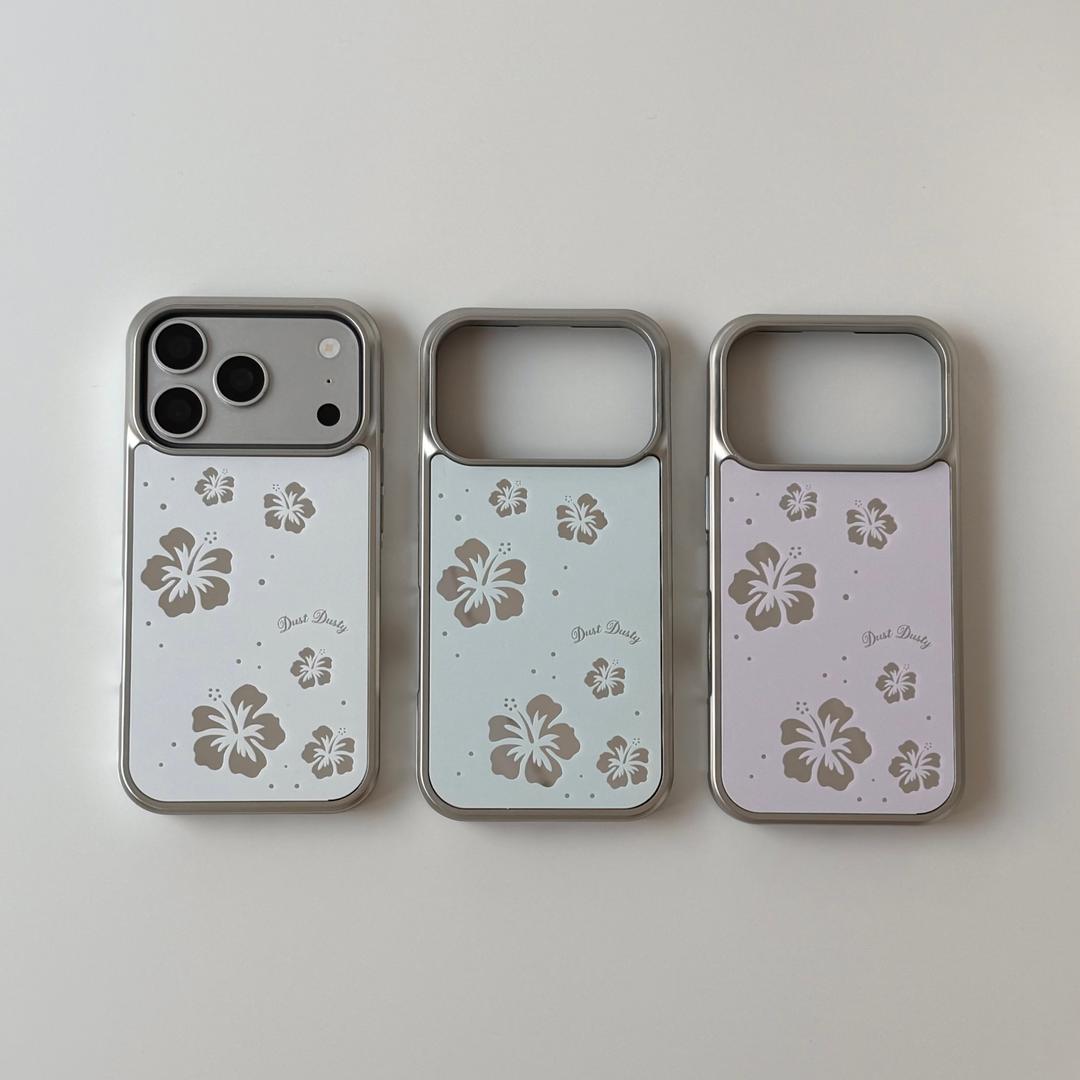 hibiscus mirror bumper case [3 color]