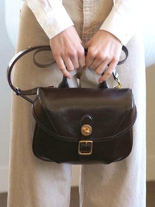 [단독]monde marron cross bag_choco brown