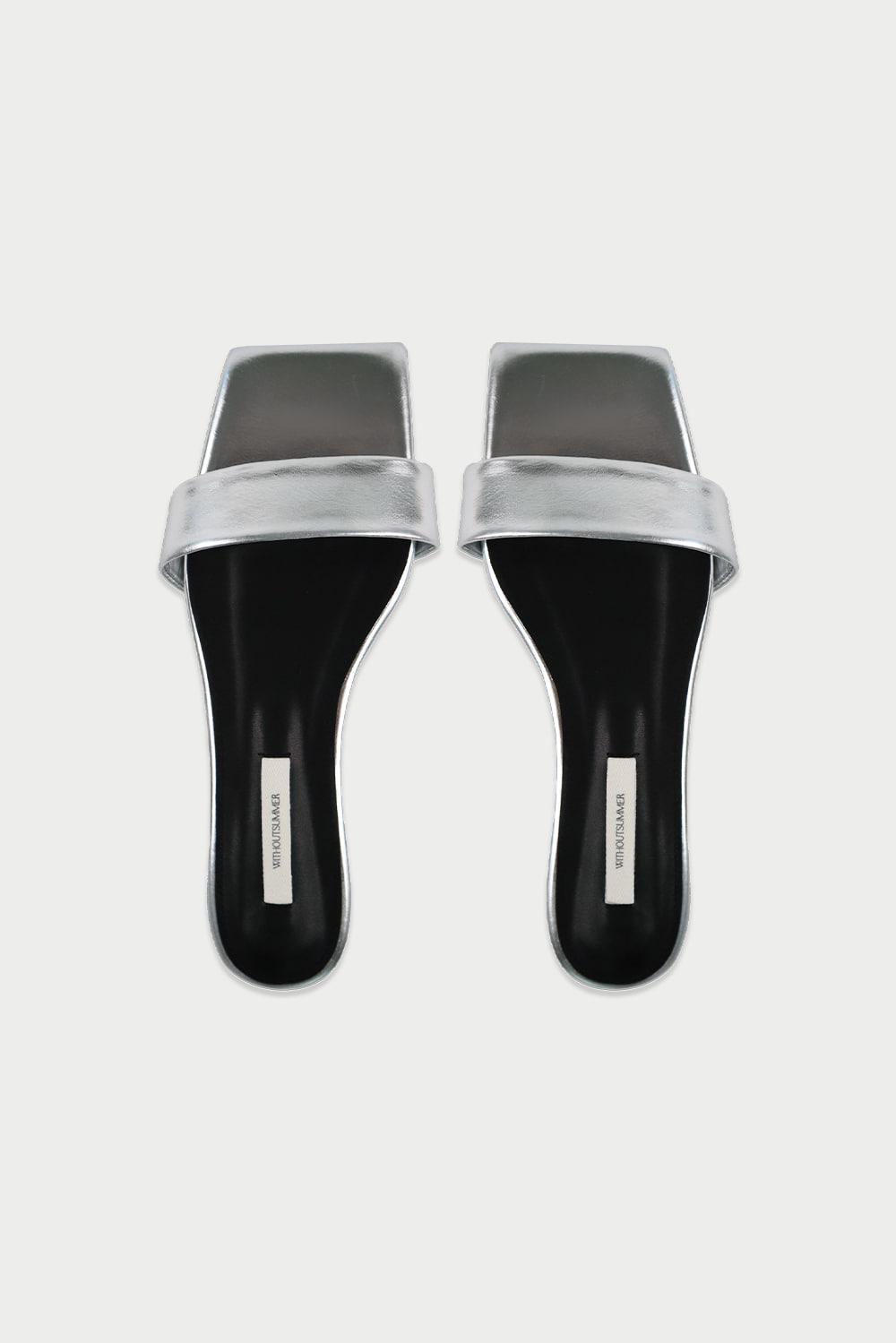 Classic square mule_sliver