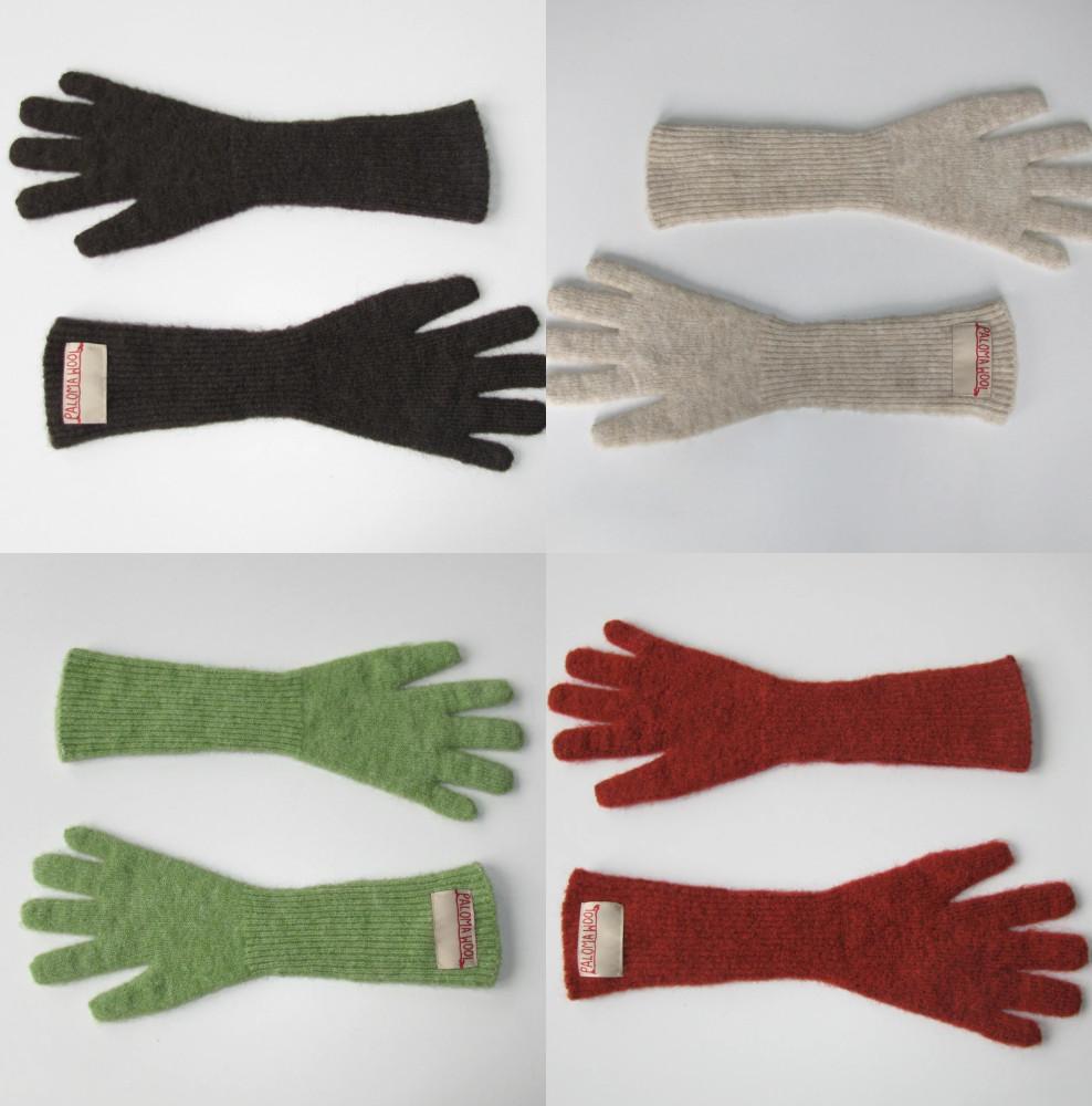 팔로마울 피터 니트 장갑 Paloma Wool Peter Long Gloves 브라운 블루 스카이블루 에크루 레드 그린 다크그레이 모음
