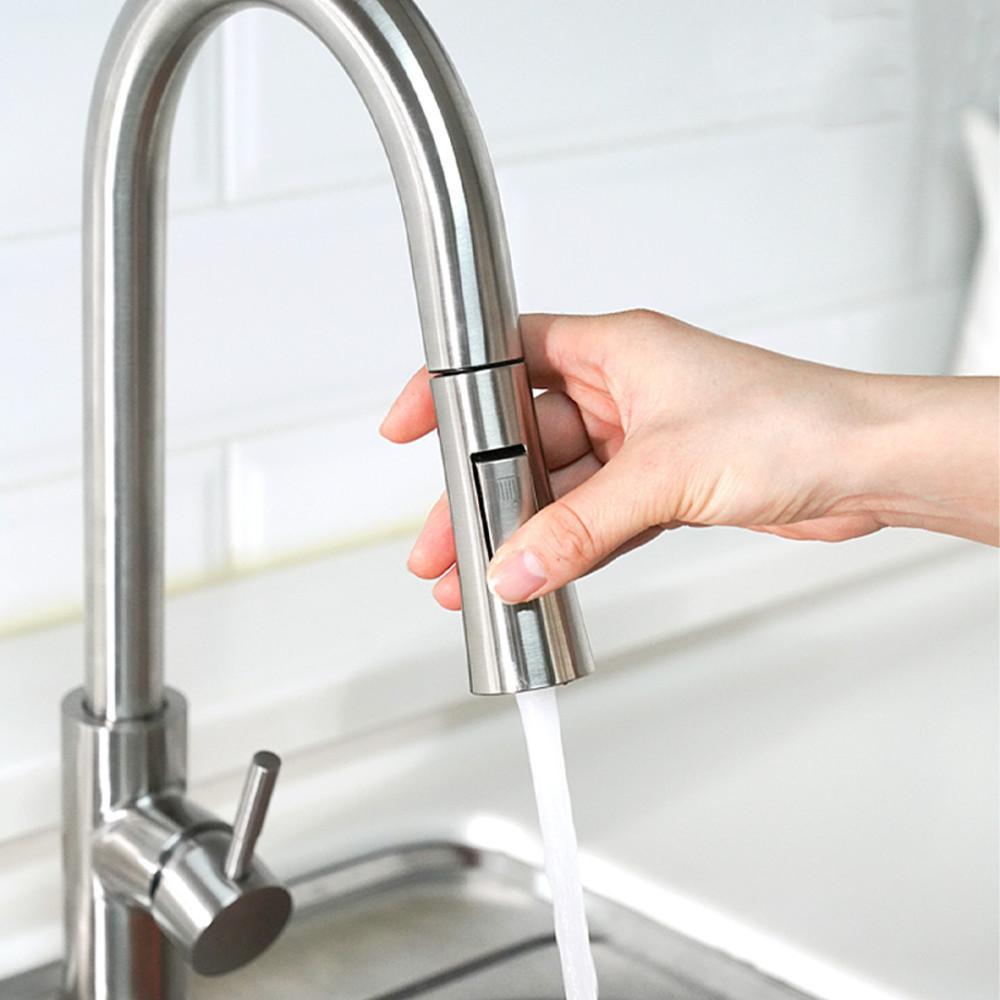 리네 싱크대수전 Sus304 거위목수전 수도꼭지 주방수전 무광니켈B타입