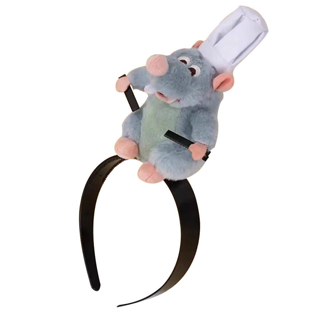 라따뚜이 머리띠 생쥐 요리사 인형 집게