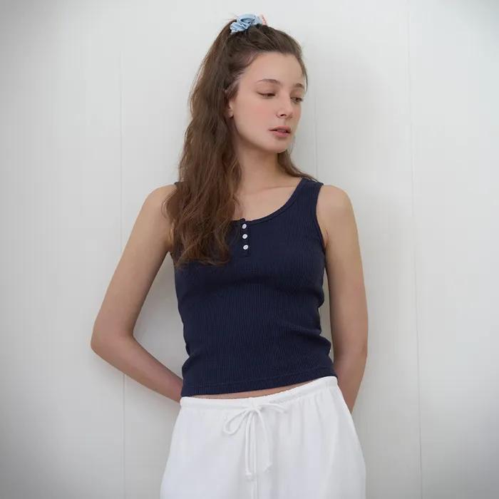 Essential Waffle Sleeveless - 3Color