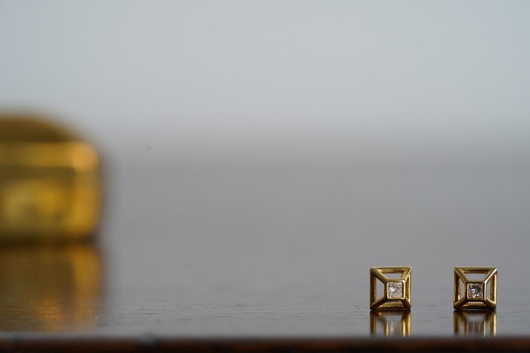 아미 스퀘어 귀걸이