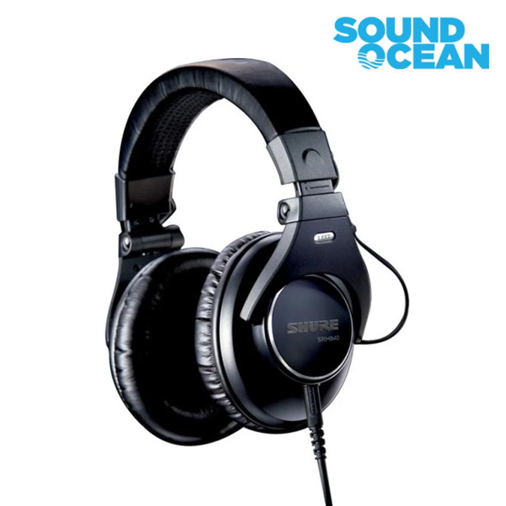 SHURE SRH840 슈어 정식수입품 밀폐형 헤드폰