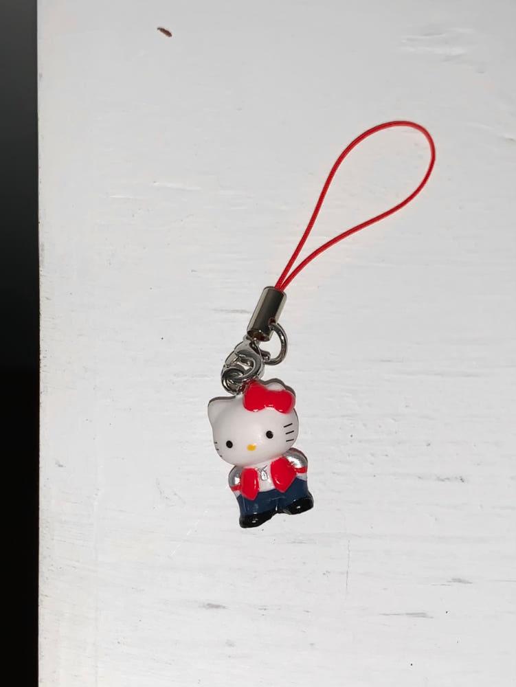 funky kitty keyring 펑키 헬로키티 키링 야구잠바 키티 에어팟 핸드폰 줄