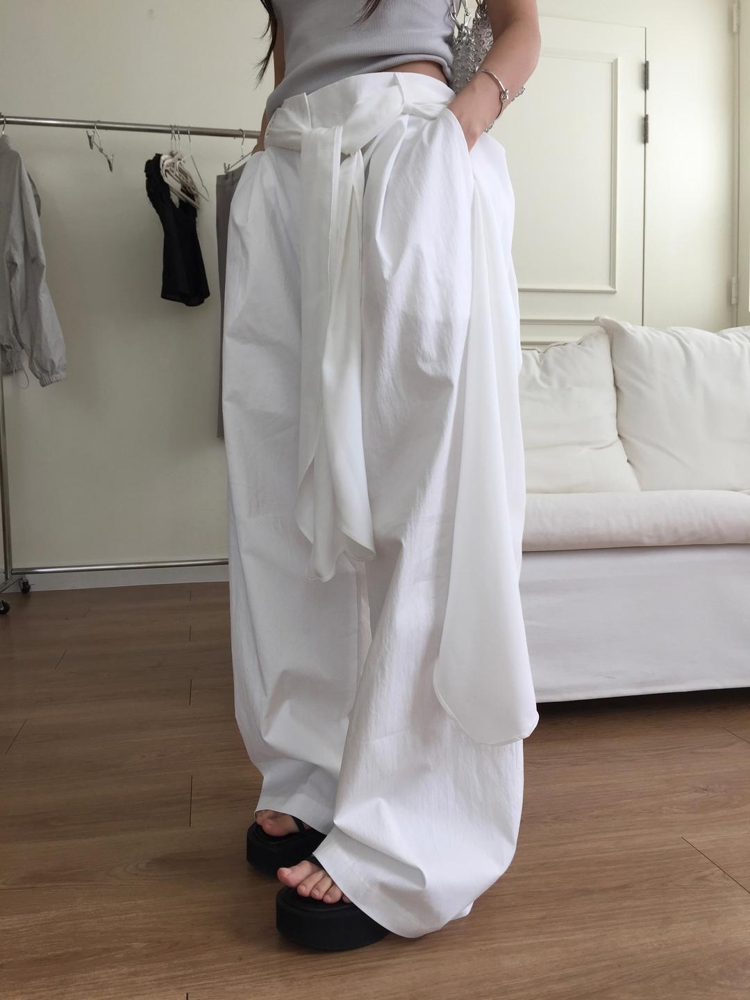 scarf pants (2colors)