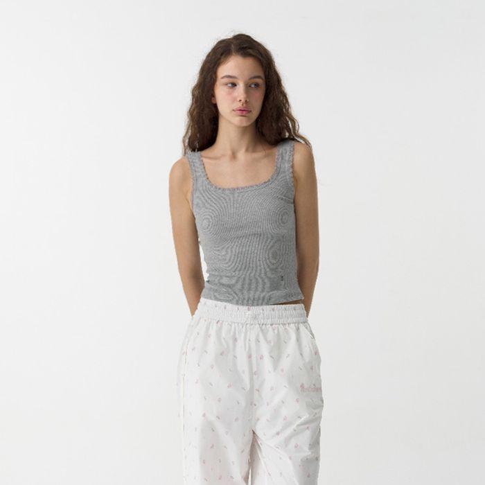 Dahlia Lace Ribbed Tank Top(2 packs)
