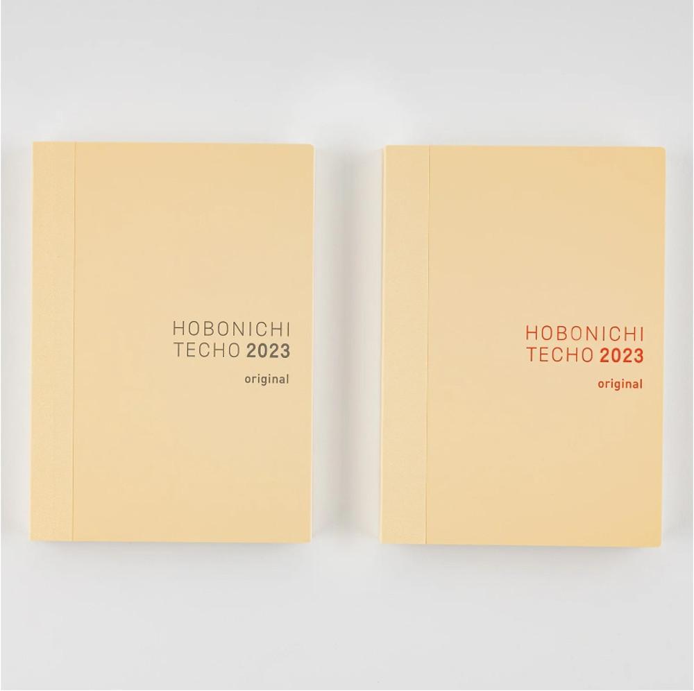 호보니치 테쵸 2023 오리지널 다이어리 본체 A6 사이즈 일문 월요일 MON