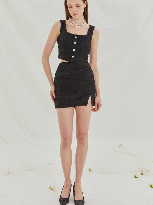 Lora tweed mini skirt(3colors)