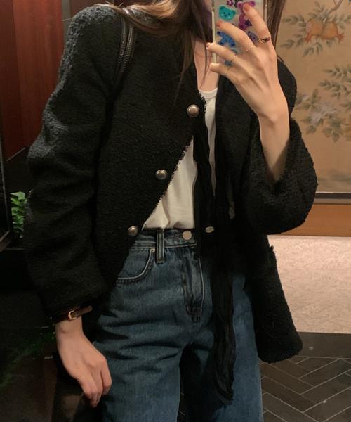 미뉴에트 Arena tweed jacket (2color)