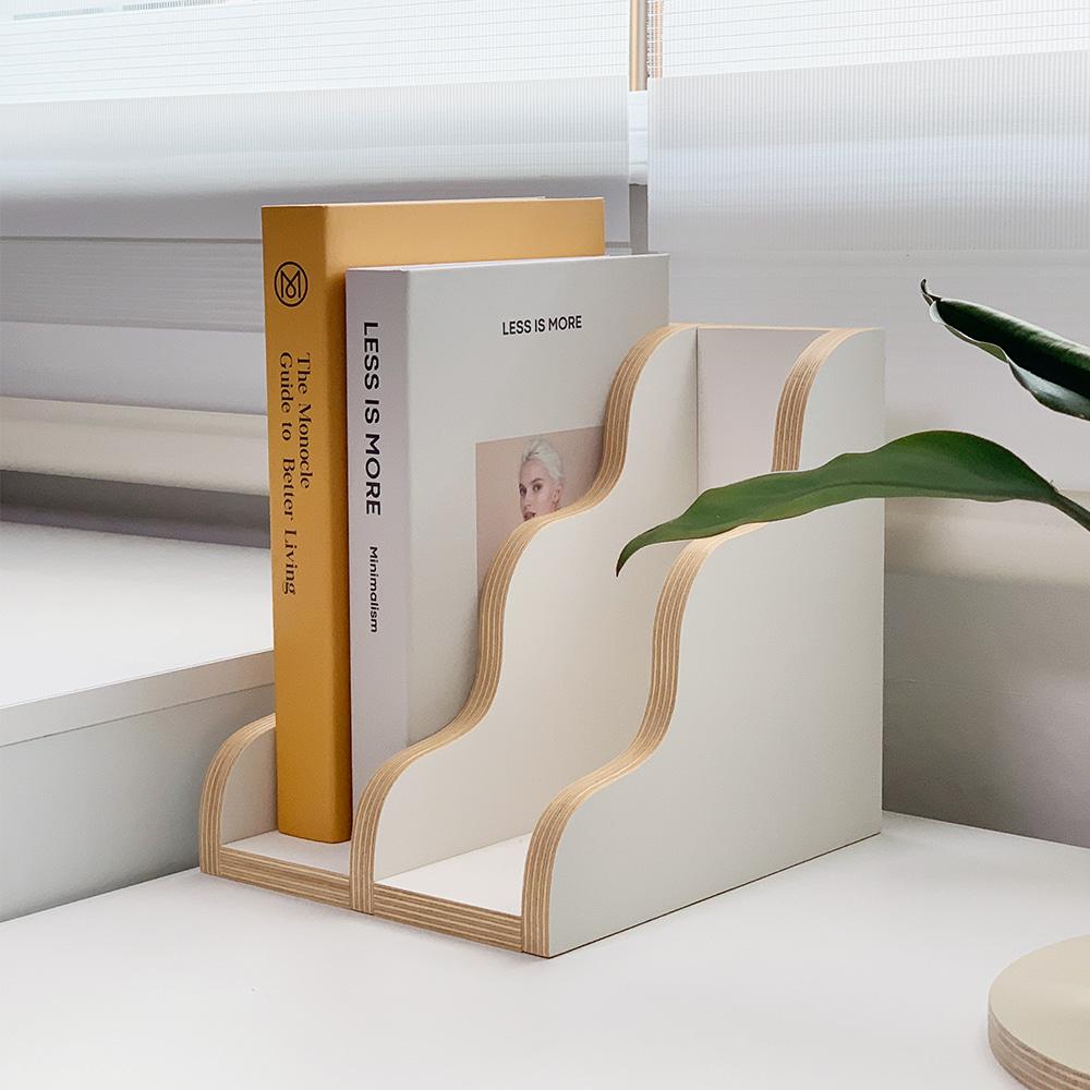 WAKEWAVE STUDIO[웨이크웨이브 스튜디오] 더블 웨이브 북케이스 (3 color)