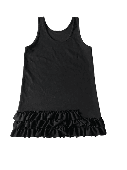 메이어드 frill long sleeveless top