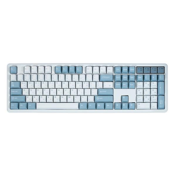 QSENN Q104 PBT 풀윤활 가스켓 유무선 기계식 슈팅스타 (실론밀크축)