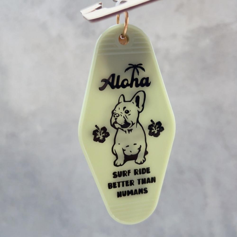 빈티지 레트로 키링 미국 호텔 모텔 플라스틱 열쇠고리 키체인