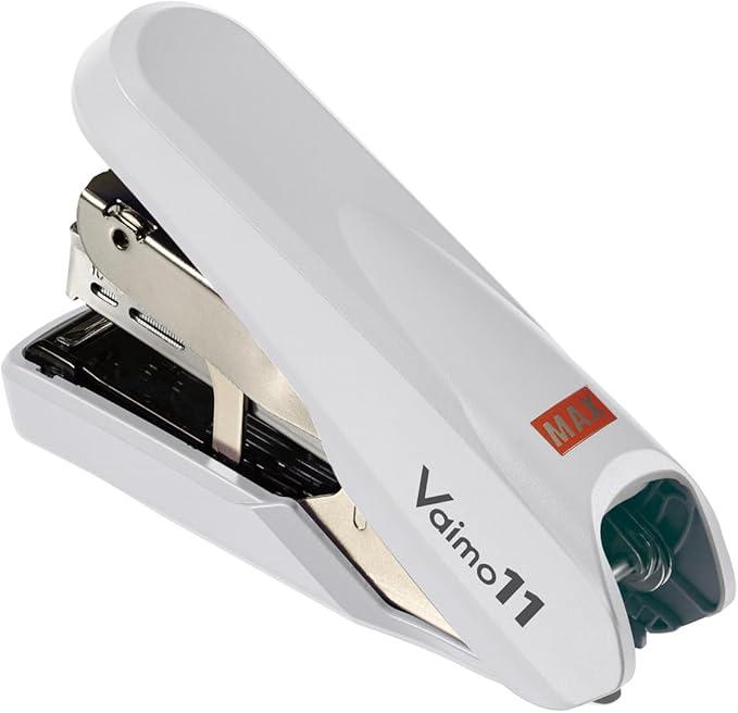 Max HD91369 Stapler Bimo 11 Fulame, 40 Sheets, Load 100, HD-11FNL/W, White