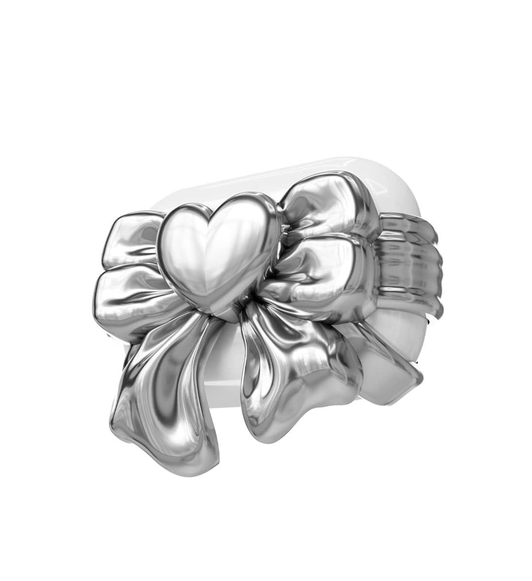 Airpods BOW 01 SILVER