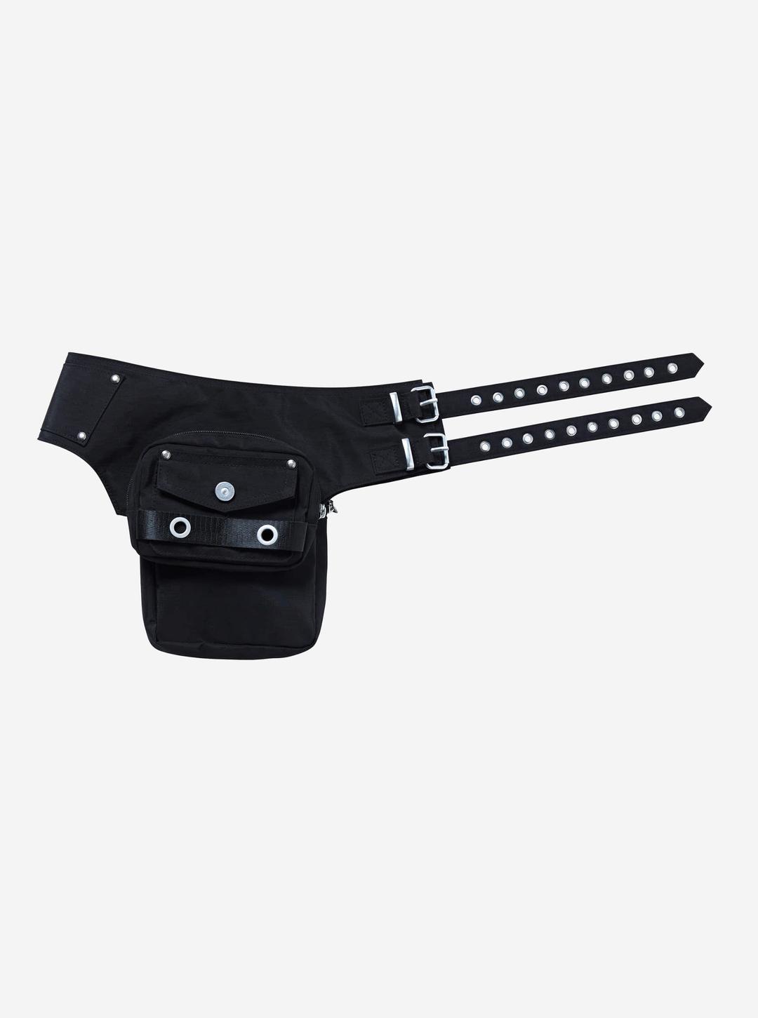 PIPER WIDE HIPSACK BELT BLACK